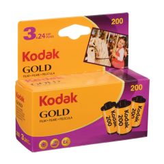 Kodak Gold 200 35mm Film, 24 Exposures - Triple Pack