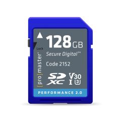 ProMaster Performance 2.0 SDXC V30 Memory Card - 128GB