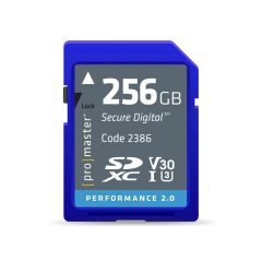 ProMaster Performance 2.0 SDXC V30 Memory Card - 256GB
