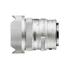 Sigma 24mm F2 DG | C - L-Mount Lens - Silver - topside horizontal 
