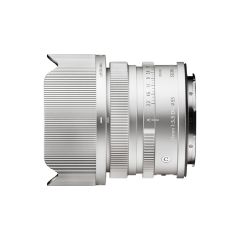 Sigma 24mm F3.5 DG | C - L-Mount Lens - Silver - topside horizontal 