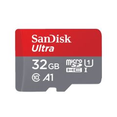 SanDisk Ultra MicroSD 32GB Class 10 Memory Card & SD Adapter