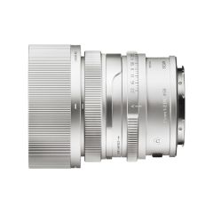Sigma 35mm F2 DG | C - L-Mount Lens - Silver - topside horizontal 