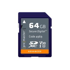 ProMaster Advanced SDXC V30 U3 Memory Card - 64GB