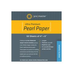ProMaster Inkjet Ultra-Premium Pearl Paper 4x6" - 50 Sheets - front label