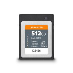 ProMaster Advanced CFExpress Type-B 512GB Memory Card - front 