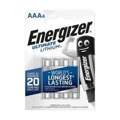 Energizer Battery Ultimate Lithium AAA (4 Pack)