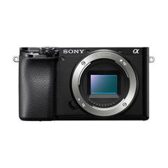 Sony Alpha 6100A Mirrorless Camera Body - Black - front straight 
