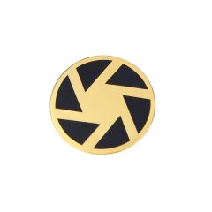  Photogenic Supply Co. Enamel Pin - Aperture Gold