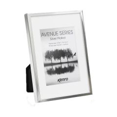 Kenro Frame Avenue 8x6" with Mat 6x4" (Silver)