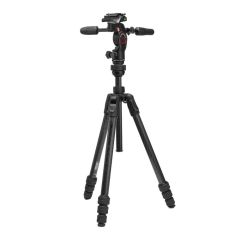Manfrotto Befree GT PRO 3-Way Carbon Tripod Kit - open minimum working height 