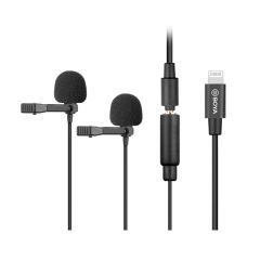Boya BY-M2D Digital Dual Lavalier Microphone for iOS Devices