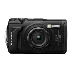 OM System Tough TG-7 Black Compact Digital Camera