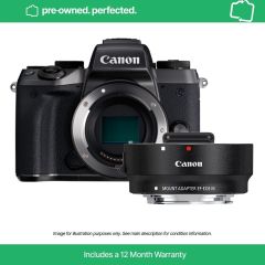 Pre-Owned Canon EOS M5 & EF-EOS M Mount Adapter