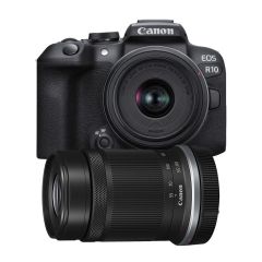 Canon EOS R10, RF-S 18-55mm F4.5-6.3 IS STM & RF-S 55-210mm F5-7.1 IS STM Twin Kit