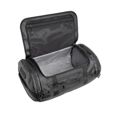 Wandrd Carryall Duffel 40L - Black - slant open main compartment