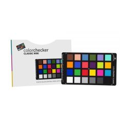 Calibrite ColorChecker Classic Mini - front with box 