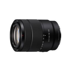Sony E 18-135mm F3.5-5.6 OSS Lens - front slant 