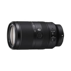 Sony E 70-350mm F4.5-6.3 G OSS Lens - FRONT SLANT HORIZONTAL 