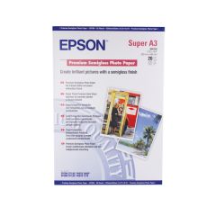 Epson Premium Semi Gloss A3+ Paper - 20 Sheets