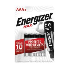 Energizer Battery Max AAA/E92 (4 Pack)