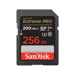 SanDisk SDXC Extreme PRO 256GB (R200MB/s) + 2 years RescuePRO Deluxe