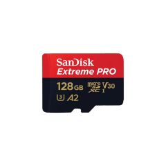 SanDisk MicroSDXC Extreme PRO 128GB 200MB/s UHS-I Memory Card - front 