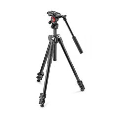 Manfrotto 290 Light Aluminium Tripod with Befree Live Fluid Video Head