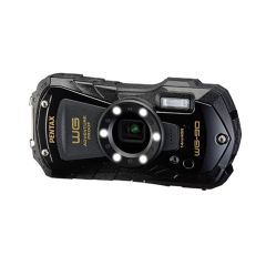 Pentax WG-90 - Black - front slant macro lights illuminated