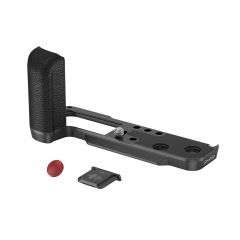 SmallRig Fujifilm X100VI L-Shape Grip - Black (4556) - front slant what's in the box

