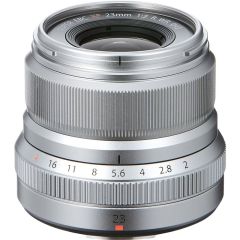 Fujifilm XF-23mm f/2 R WR Lens - Silver