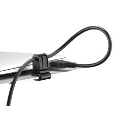 TetherTools JerkStopper Clip-On Cable Support (JS022) - laptop attachment close up 