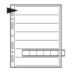 Kenro Acetate Negative Storage File Page - for 35mm Film (25-Pack)