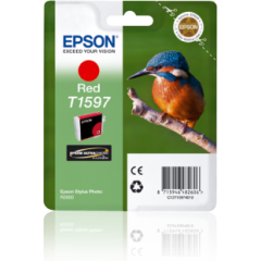 Epson Kingfisher T1597 Red Ink for Stylus R2000 Printer