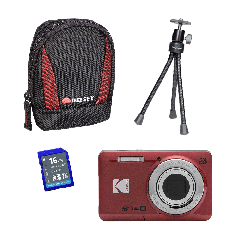 Kodak Pixpro FZ55 (Red) Value Kit