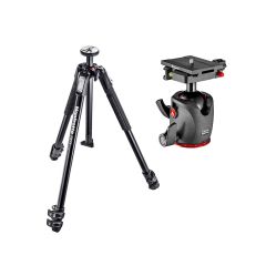 Manfrotto 190X Aluminium 3 Section Tripod & MHXPRO-BHQ6 Ball Head with Top Lock Plate