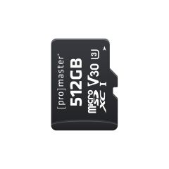 ProMaster Micro SDXC 512GB Advanced UHS-I V30 Memory Card