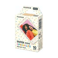 Fujifilm Instax Mini 10 Film - Sprinkles - box front slant 