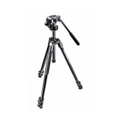 Manfrotto 290 Xtra Alu 3-Section Tripod Kit with 128RC Fluid 2-Way Head