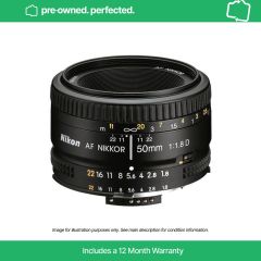 Pre-Owned Nikon AF  50mm F1.8D Lens