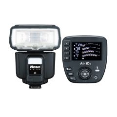 Nissin i60a Flashgun with Commander Air 10s (Canon)