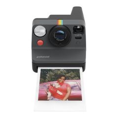Polaroid Now Generation 3 & i-Type Film - Black - front with print 
