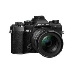 OM System OM-5 Body Black & ED 12-45mm F4 Pro