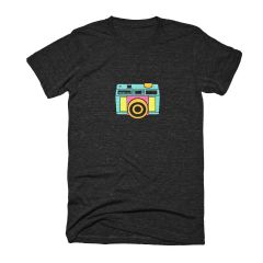 Photogenic Supply Co. Tee Shirt - Neon Holga Camera