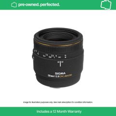 Pre-Owned Sigma EX DG 50mm F2.8 Macro - Canon EF Mount Lens