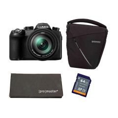 Panasonic Lumix FZ1000 II Digital Camera (Black) ProMaster Kit