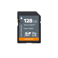 ProMaster Advanced SDXC V60 UHS-II Memory Card - 128GB - front 