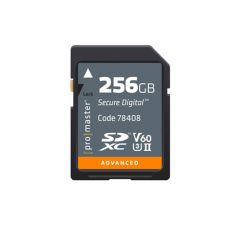 ProMaster Advanced SDXC V60 UHS-II Memory Card - 256GB - FRONT 