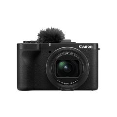 Canon PowerShot V1 Compact Vlogging Camera - front straight with windshield 