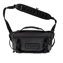 Wandrd Rogue Sling 6L - Black - front with strap up
